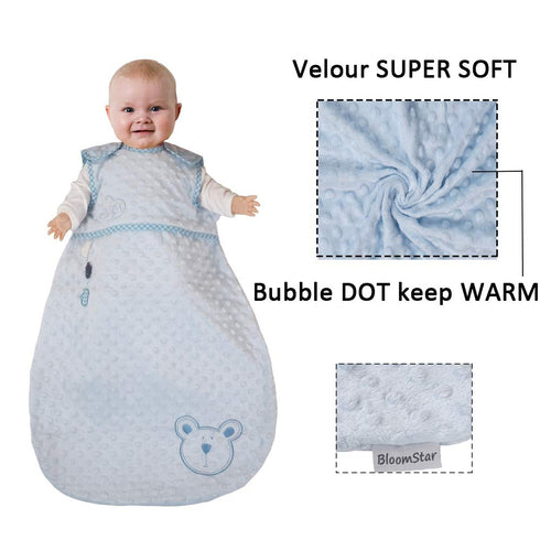 Baby Sleeping Bag Wearable Blanket - 3-6 Months Infant Sleeveless 9M Newborn Swaddle Transition Sack 0-6 Months, Soft