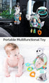 Koty Infant Car Seat Toy - Kick and Play Activity Center with Mirror, Teether, Crinkle Paper, Fun Travel Baby Toy for
