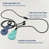 Chew Necklaces for Sensory Kids - 6 Pack Silicone Chewy Necklace for Kids and Adults with Autism