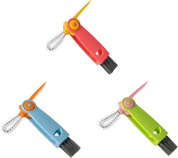 Chemimoso 3 in 1 Cup Lid Gap Cleaning Brush Set, Multifunctional Water Baby