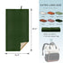 2 Pack (67-09) Portable Diaper Changing Pad for Baby, Wipeable Baby Changing Mat for Travel or Home, Foldable Mat Fits