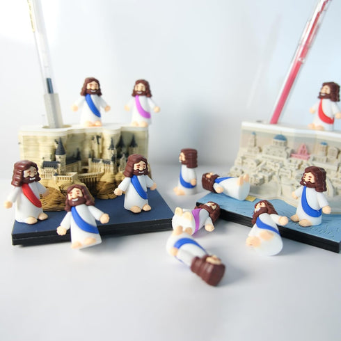Mini Jesus Figurine Set - 30pcs Action Figures, Tiny Jesus Figures for Hide and Seek Religious Gifts for Easter