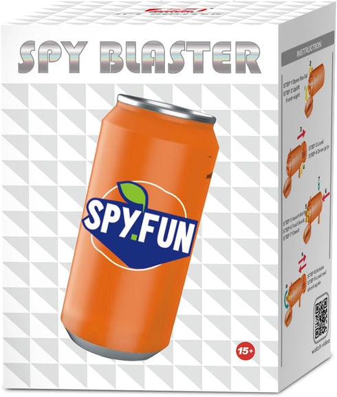 AGM MASTECH Transforming Soda Can Toy Gun, Shoots Soft Foam Darts, Ideal Gift for Boys and Girls, Indoor Outdoor Play