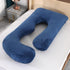 CNAINFC G-Type Maternity Pillowcase - Soft Velvet for Expecting Mothers