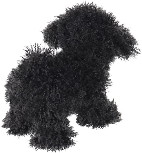 Apricot Lamb Toys Plush Black Poodle Dog Puppy Stuffed Animal Soft Cuddly 8.3 Inches Perfect for Child