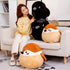 XIYUAN 17.8inch Sparrow Plush Toy Large Fat Bird Plushie Doll Cute Ball Soft Throw Pillow Funny Animal Form Plush