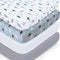Crib Sheets for Boys or Girls 4 Pack, Baby Crib Sheets 52''
