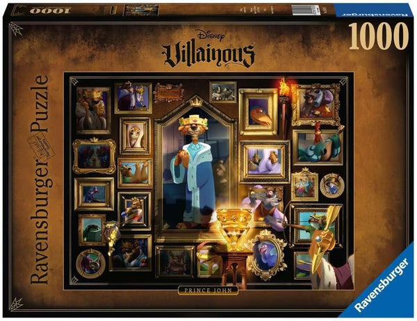 Ravensburger 1000 Piece Jigsaw Puzzle - Disney Villainous Prince John for Adults - Unique Pieces with Softclick