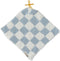 Orelle Checkered Baby Lovey | Pacifier Holder | Ultra-Soft & Cozy Loveys