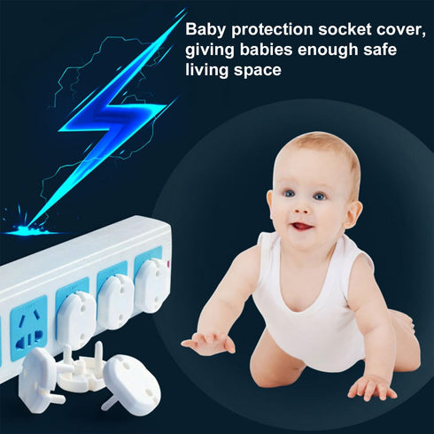 Heyiarbeit 30pcs Outlet Covers, Child Proof Plug Cover Electrical Protector Safety Caps for Home Office