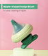 5-in-1 Baby Bottle Brush Set, BPA-Free Bottle Brush for Baby, Includes Silicone & Nylon Brushes