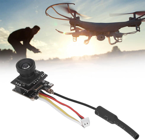Micro FPV Camera, Black AIO Camera for Racing Cars