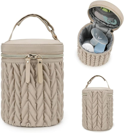 KKTAPOS Breastmilk Cooler Bag, Baby Insulated Bottle Bags, Bottle Cooler Bags Tote On The Go, for Nursing Mom Daycare