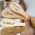 DOYOUWE Personalized Newborn Brush Set, Personalised Baby Hair Brush and Comb Set with