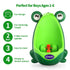 Urinal for Toddlers Boys with Frog Aiming Target - Funny Potty Training (Blue)