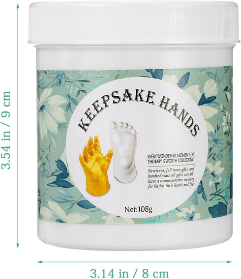 OFFSCH Hand Casting Kit Keepsake Plaster Molding for Footprint Handprint DIY Art Gift for Milestone Celebration