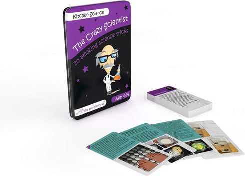The Purple Cow The Crazy Scientist Tricks Card Set, Kitchen Science Educational Games for Kids