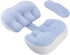 NOENNULL 100% U Shaped Pregnancy Pillow for Side Sleepers - Full Body Maternity Pillow with Back Support - Cotton Soft