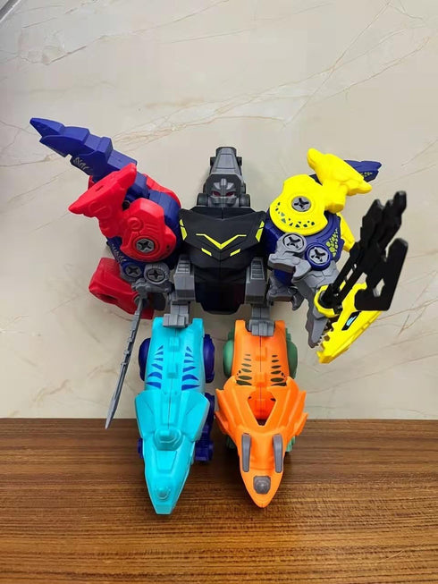 5 1 Set 3 4 5 6 7 8 Dinosaur Transform Robot in Take Apart Toys for boy Kid Age Years Old Construction Building DIY