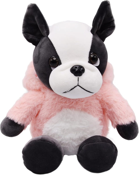 BABOLI Adorable French Bulldog Plush – 10" Soft Stuffed Animal in Bunny Costume for Easter & Kids Birthday Gifts