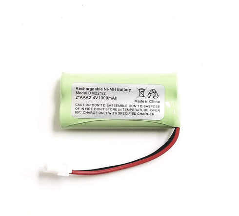 for Vtech Battery DM222 DM221 Audio Baby Monitor Parent Unit ((2.4V NIMH 800Mah))