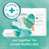 56 pampers aqua pure baby wipes ct OLD