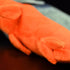 FRANKIEZHOU Simulation Piranha Plush, Realistic Fish Stuffed Animal, Soft Toy for Kids, 8.5 Inches