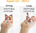 Myweyde 381Pcs) Cow Cat Building Blocks - Mini Orange, Ragdoll, Tricolor, White, and Lucky Black Micro Bricks (Ragdoll