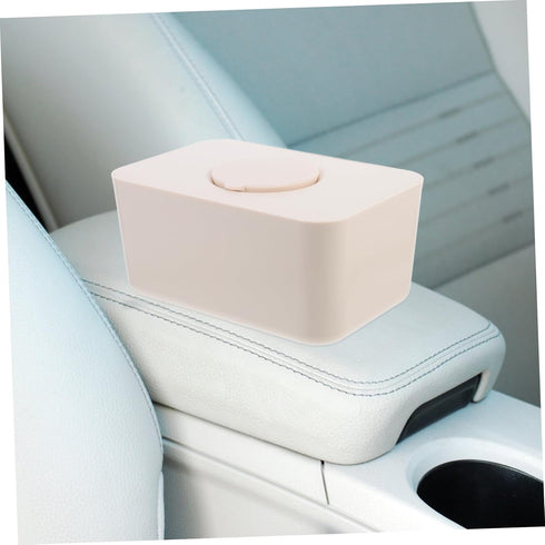 LIFKOME Wipes Holder Refillable Silicone Wet Tissue Box for Home Car Capacity Wipes Dispenser Protective Lid
