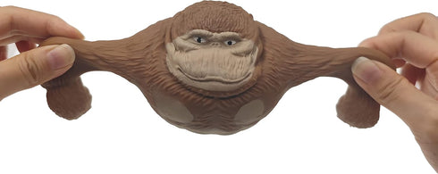 Hilarious Brown Gorilla Stress Relief Toy - Perfect for Kids and Adults
