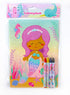 Set 12 48 TINYMILLS Rainbow Mermaid Coloring Book for Kids Party Favors with Coloring Books and Crayons African