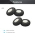 Bettomshin RC Airplane Wheels, 4Pcs 1.97inch Dia Tire and Wheel Sets, Aircraft Foam Wheel Replacement for DIY RC Model