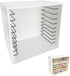 Racks:10-Tier Wooden Puzzle Puzzle Storage for Wooden Puzzles, Craft Collection Display Case, Board Game and Family