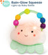 3+ B. toys Baby Light Up Cloud Rattle Rain Glow Squeeze Sensory Development & Comfort - Teething Rattle Toys for Babies
