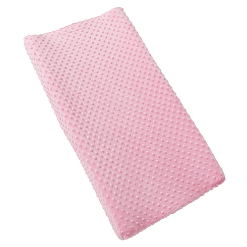 Solid Changing Table Pad Cover, Fits 32"/34''x16" Contoured Diaper Changing Pad, Ultra Soft Cozy Dots