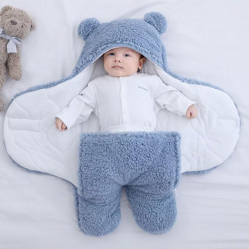 HotBlizi 0-6 Baby Swaddle Blankets Months | Newborn Essentials | Dual-Layer Fabric Newborn Wrap for Infant Girls Boys