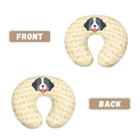 Hechitok Dog Pattern Nursing Pillow Slipcover Sleeve, Ultra-Soft Baby Nursing Pillow Removable Cover for Breastfeeding