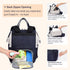 Backpack, Pack BabbleRoo Diaper Bag Multifunction Large Bags with Changing Pad & Stroller Straps Pacifier Case, Unisex