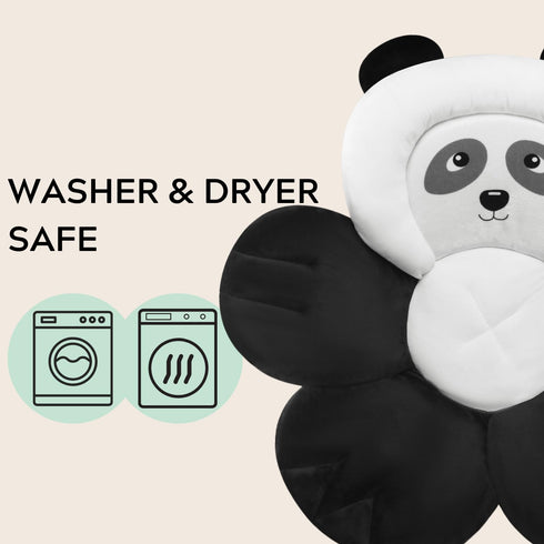 PandaEar Baby Bath Pad for Newborn, Soft Panda Cushion Mat for Sink Bathtub Essentials Shower Gift