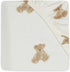 Jollein Jersey Fitted Sheet - Teddy Bear 70/140x75/150cm