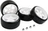 4PCS 12mm Hub Wheels, 1:10 63mm Hard Plastic RC Drift Cars On Road Touring Racing Bald Tires for Traxxas HSP Tamiya