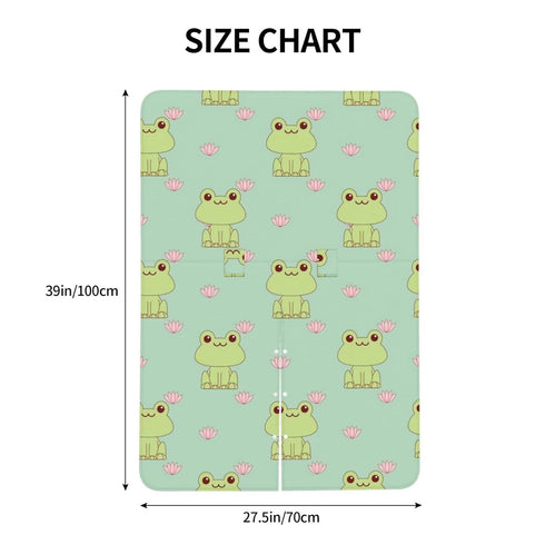 Hcpwzrf Cute Animal Frog Flower Baby Car Seat Cover & Nursing Cover - Breathable Stretch Multi-Use Cover