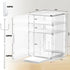 Countertop XANGNIER Baby Bottle Organizer,Clear Baby Bottle Storage Organizer for and Cabinet,with Drying Rack