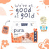 10 lbs), 28 Count, Pura Newborn Baby Diapers - Size N (Up to Cloud Soft Disposable Diapers for Sensitive Skin, Totally