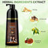 Instant Black Hair Dye Shampoo for Gray Hair Coverage | Hair Color Shampoo for Men/Women | 3 in 1-100% Grey Cover,