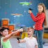 Set 2 8 3+ ArtCreativity Light Up Flying Helicopter Toys for Kids of with LED Lights, Handheld Launcher, Soars Over