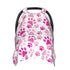 Hcpwzrf Dog Paw Print Heart Pink Baby Car Seat Cover & Nursing Cover - Breathable Stretch Multi-Use Cover