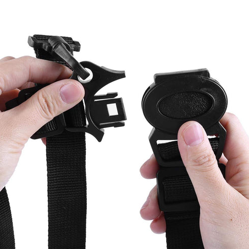 Universal Replacement Safety Security Belts for Stroller, Pushchair, High Chair, Adjustable 5 Point Harness Belt