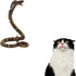 Gemini&Genius King Cobra Figurine Toy, Safari Animal Toys, Fake Snake Action Figures, Scary Snake Toy, 6.5 Inches
