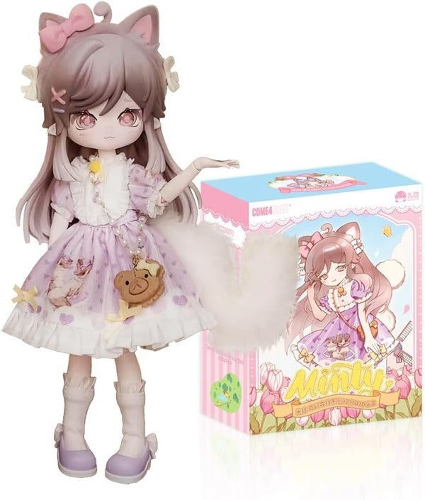 Minty The Fantasy Forest Series 1/12 BJD Doll OB11 Size Action Figures